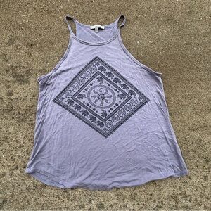 Charlotte Russe Grey Elephant Tank Top